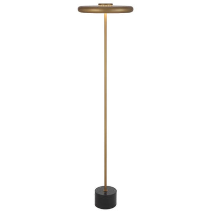 Sisby Floor Lamp - Antique Brass