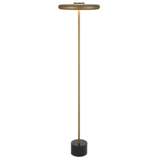 Sisby Floor Lamp - Antique Brass