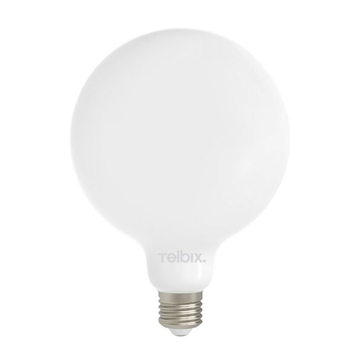 E27 G125 8W LED Globe Milk Dimmable - 3000K