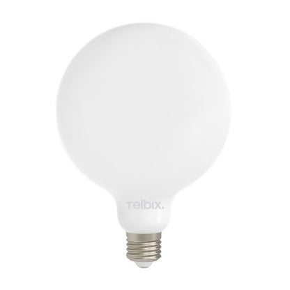 E27 G125 8W LED Globe Milk Dimmable - 3000K