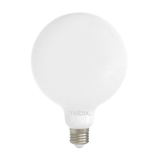 E27 G125 8W LED Globe Milk Dimmable - 3000K