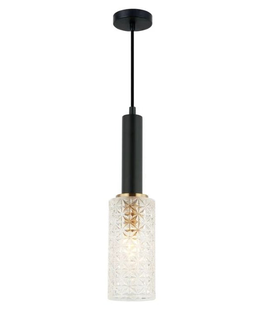 CLEO: Interior Oblong Cut Glass Pendant Light