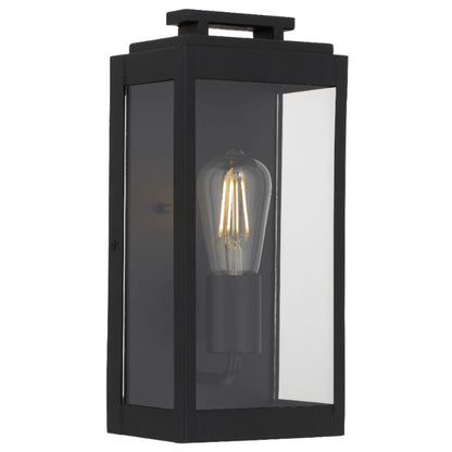 TRUMAN Single Exterior Wall Light - Black