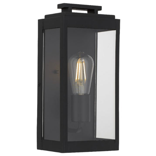 TRUMAN Single Exterior Wall Light - Black