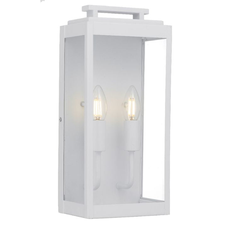 TRUMAN Twin Exterior Wall Light - White