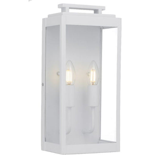 TRUMAN Twin Exterior Wall Light - White