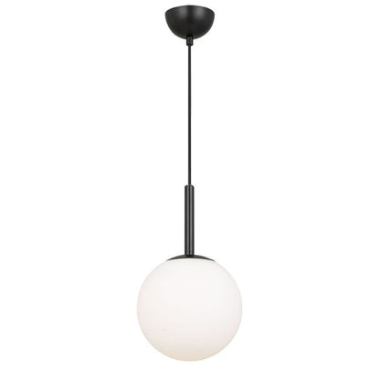 Bally 8 Pendant Light - Black / Opal Matt
