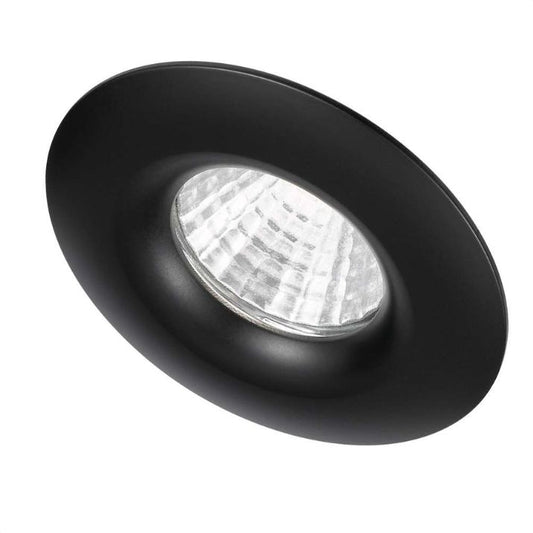 DURO Round LED Stair Wall Light Black - Cool White