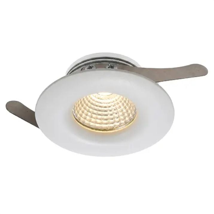 DURO Round LED Stair Wall Light White
