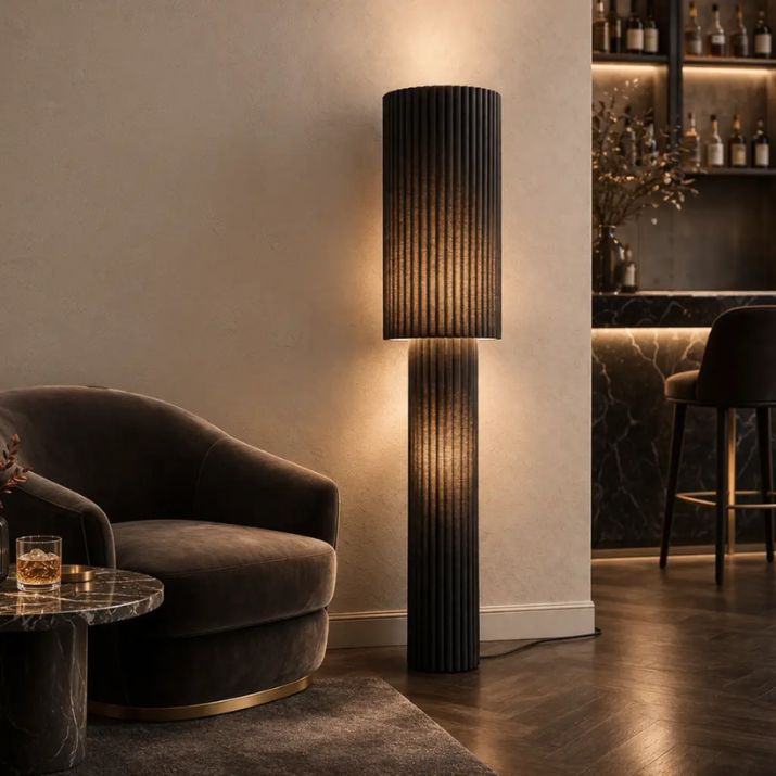 ALCONA Floor Lamp - Black