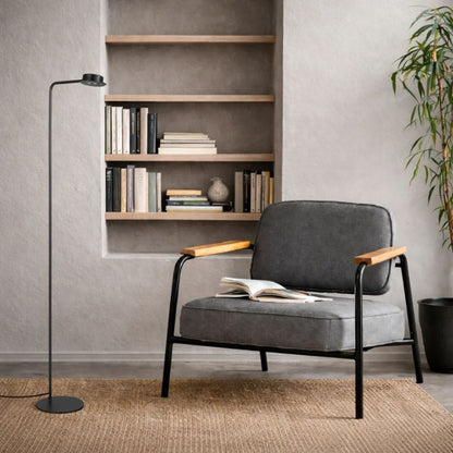 Tarell Floor Lamp - Gun Metallic