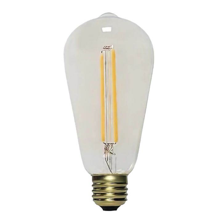 E27 ST64 2W LED Pilot Filament  Globe Non-Dimmable