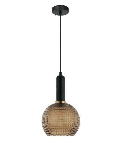PELOTA: Modern Interior Wine Glass Segmented Glass Pendant Lights - Amber