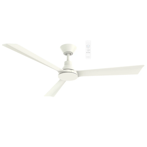 Riviera DC 52″ Matt White Smart Ceiling Fan With WIFI Remote Control