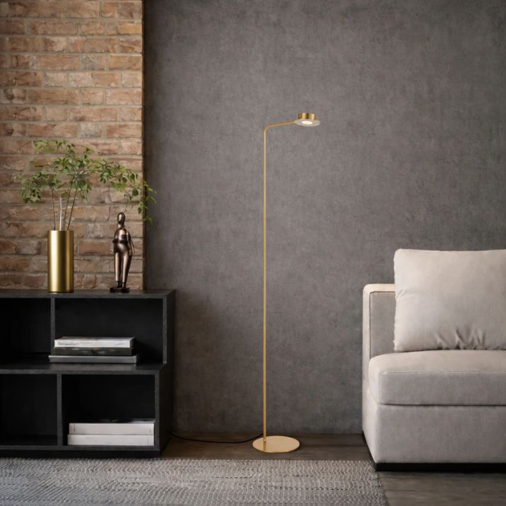 Tarell Floor Lamp - Antique Gold