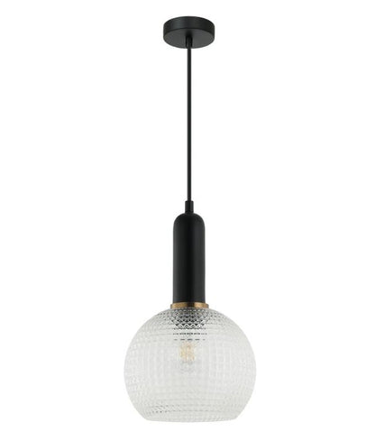 PELOTA: Modern Interior Wine Glass Segmented Glass Pendant Lights - Clear