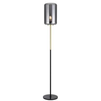 KOROVA Floor Lamp - Brass Matt/Smoke