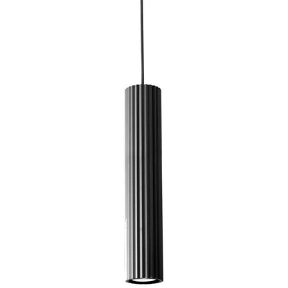 Calibo Canary Fluted 500mm Pendant - Black