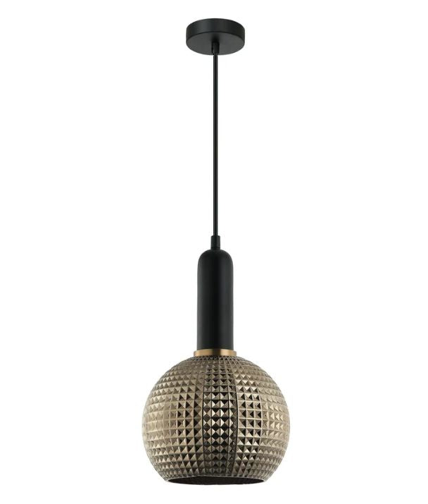 PELOTA: Modern Interior Wine Glass Segmented Glass Pendant Lights - Chrome
