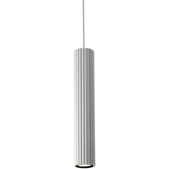 Calibo Canary Fluted 500mm Pendant - White