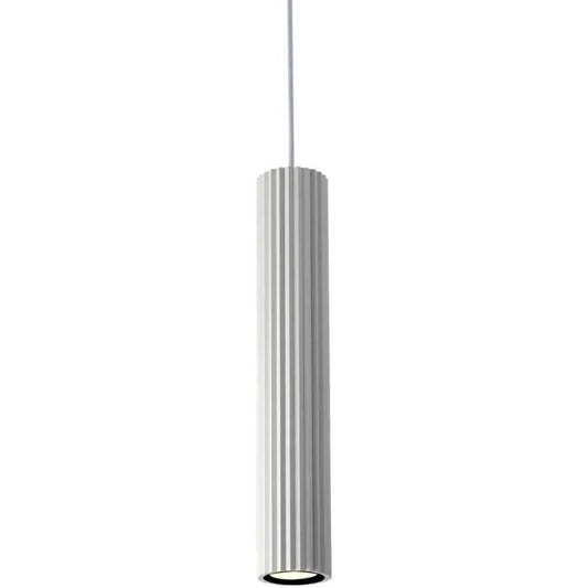 Calibo Canary Fluted 500mm Pendant - White