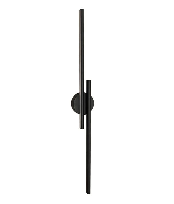 RACHA: Interior Linear LED Tri-CCT Wall Light - Black
