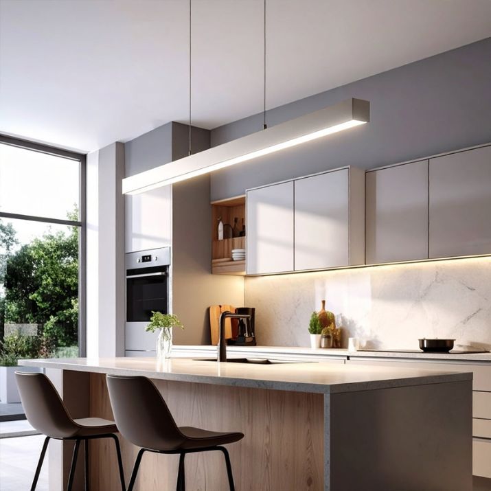 NAVARO 120CM Linear Pendant Light - White