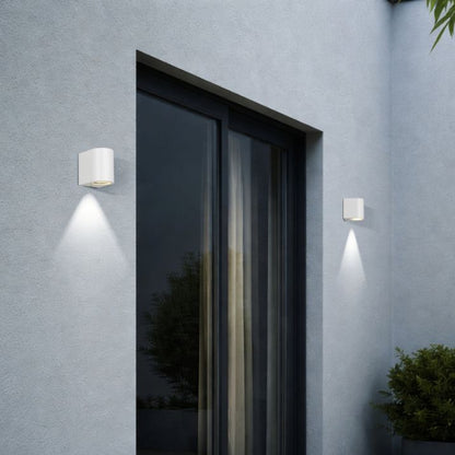 EOS II SINGLE Exterior Wall Light - White