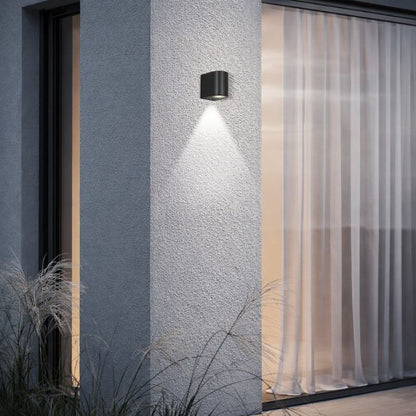 EOS II SINGLE Exterior Wall Light - Black