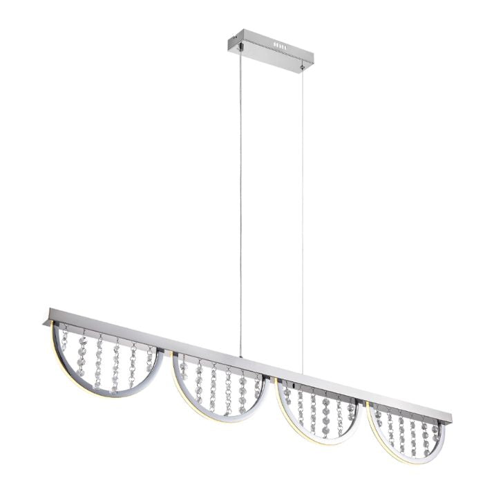 LUXIA 120CM Pendant Light - Chrome