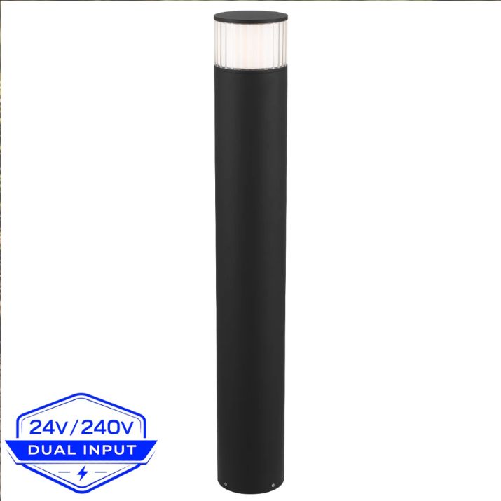 Malabo LED Bollard - Black