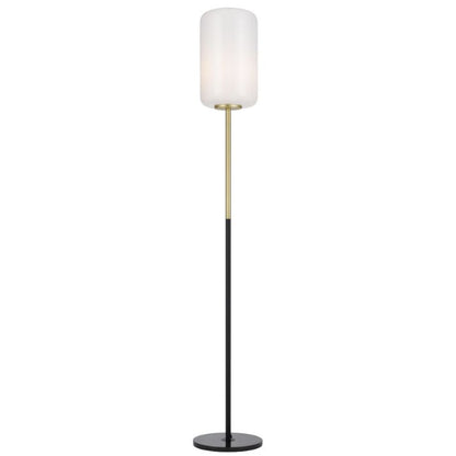 KOROVA Floor Lamp - Brass Matt/Opal