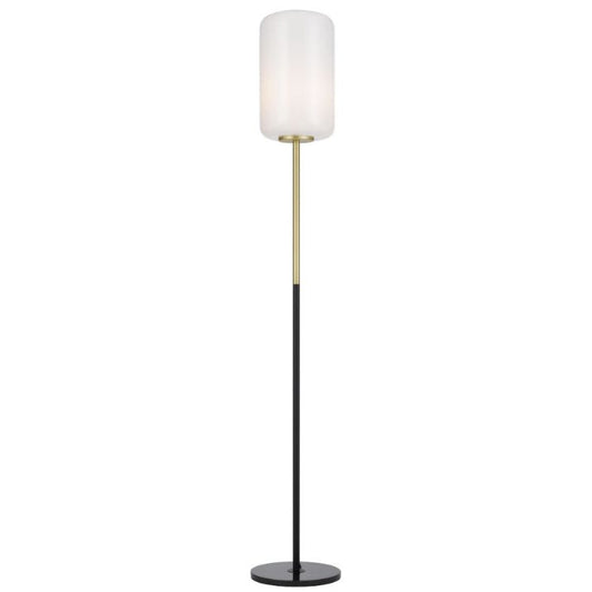 KOROVA Floor Lamp - Brass Matt/Opal