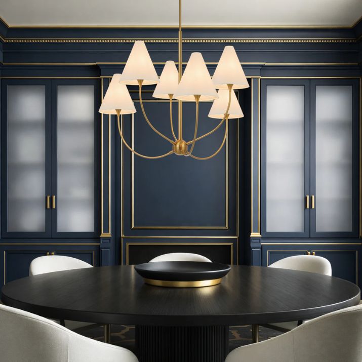 Farnix 6 Light Pendant - Antique Gold