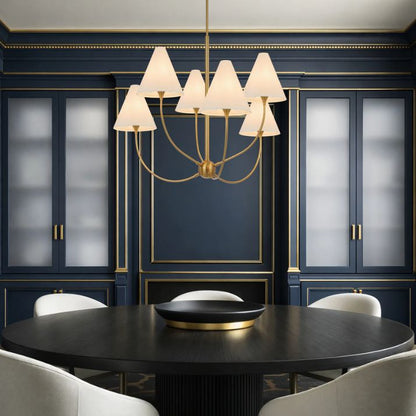 Farnix 6 Light Pendant - Antique Gold