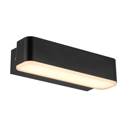 ZIRON 18CM Exterior LED Wall Light Large - Black