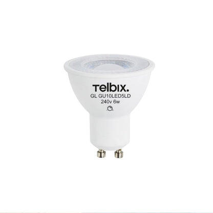 GU10 6W LED Lens Dimmable Globe - 4000K