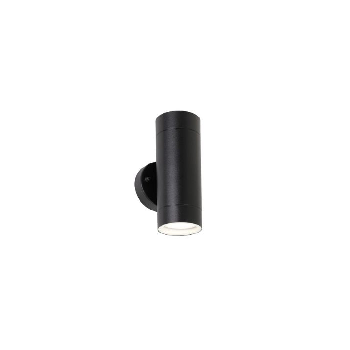 RIVA Single Exterior Wall Light - Black