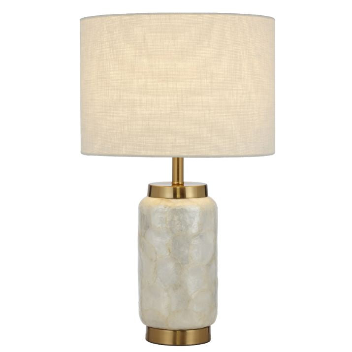 SENECA Table Lamp - White/Gold
