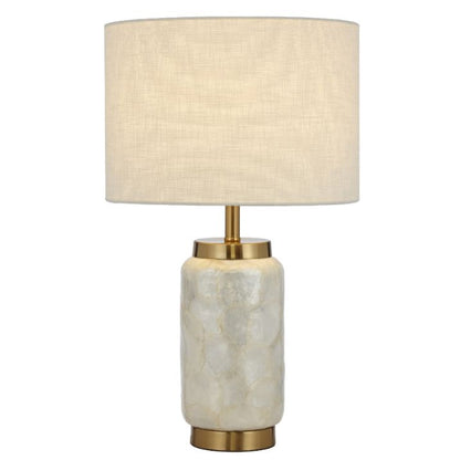 SENECA Table Lamp - White/Gold