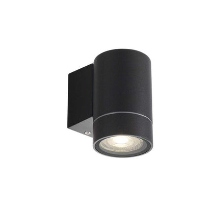 KMAN Single Exterior Wall Light - Black