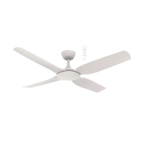 Viper DC 52″ Matt White 4 Blade Smart Ceiling Fan With WIFI Remote Control