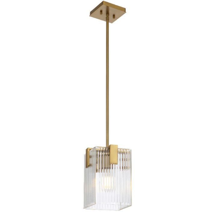 PELION 1 LED Pendant Light - Antique Gold