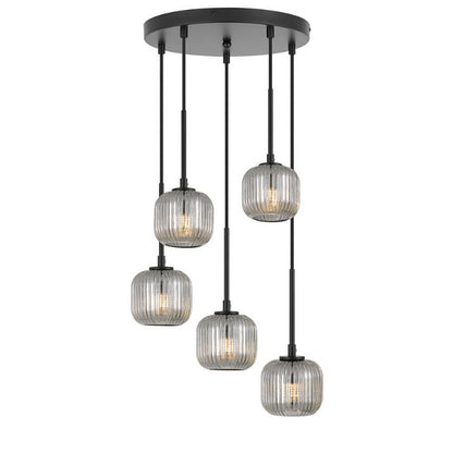 BOBO 5 Pendant Light - Black / Smoke