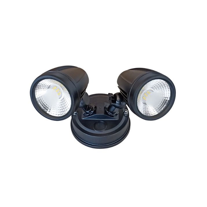 ILLUME Twin Exterior LED Spotlight - Black