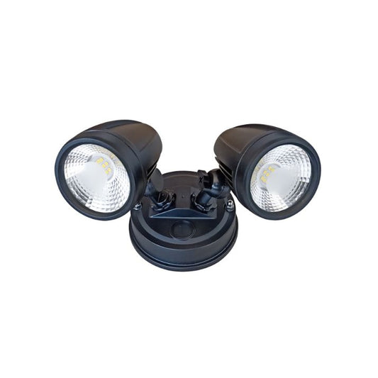 ILLUME Twin Exterior LED Spotlight - Black