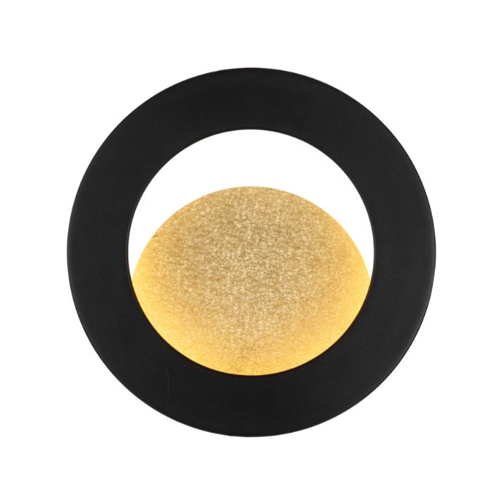 PELZER 30CM LED Wall Light - Black/Gold