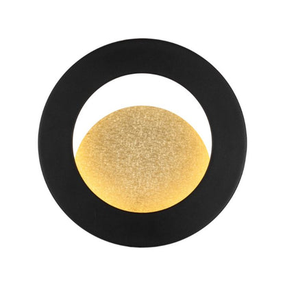 PELZER 30CM LED Wall Light - Black/Gold