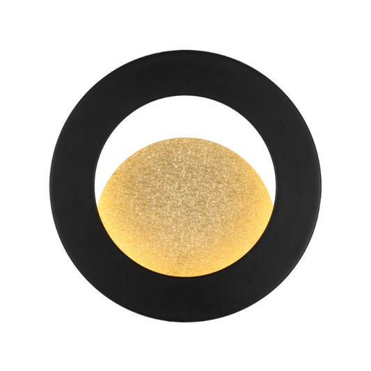 PELZER 30CM LED Wall Light - Black/Gold