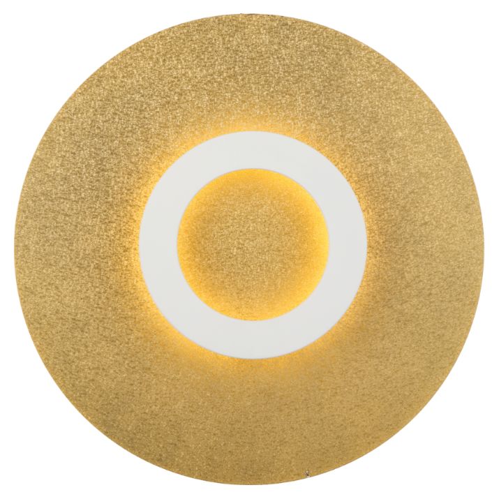 PELZER 60CM LED Wall Light - White/Gold